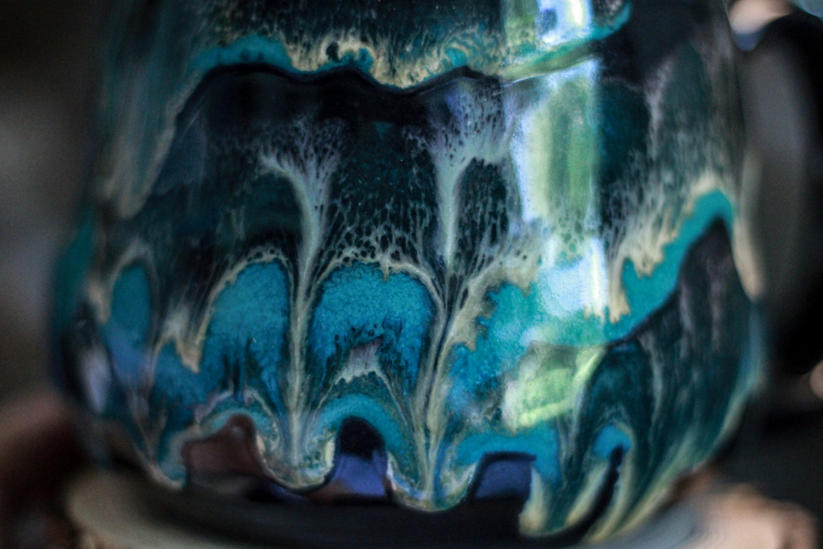 20-E Turquoise Grotto Squat Gourd Mug - MISFIT, 19 oz. - 10% off