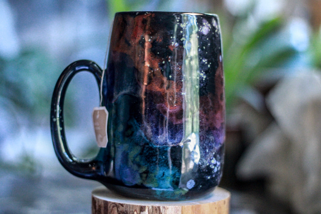 22-A  Rainbow Stellar Notched Mug - TOP SHELF, 27 oz.