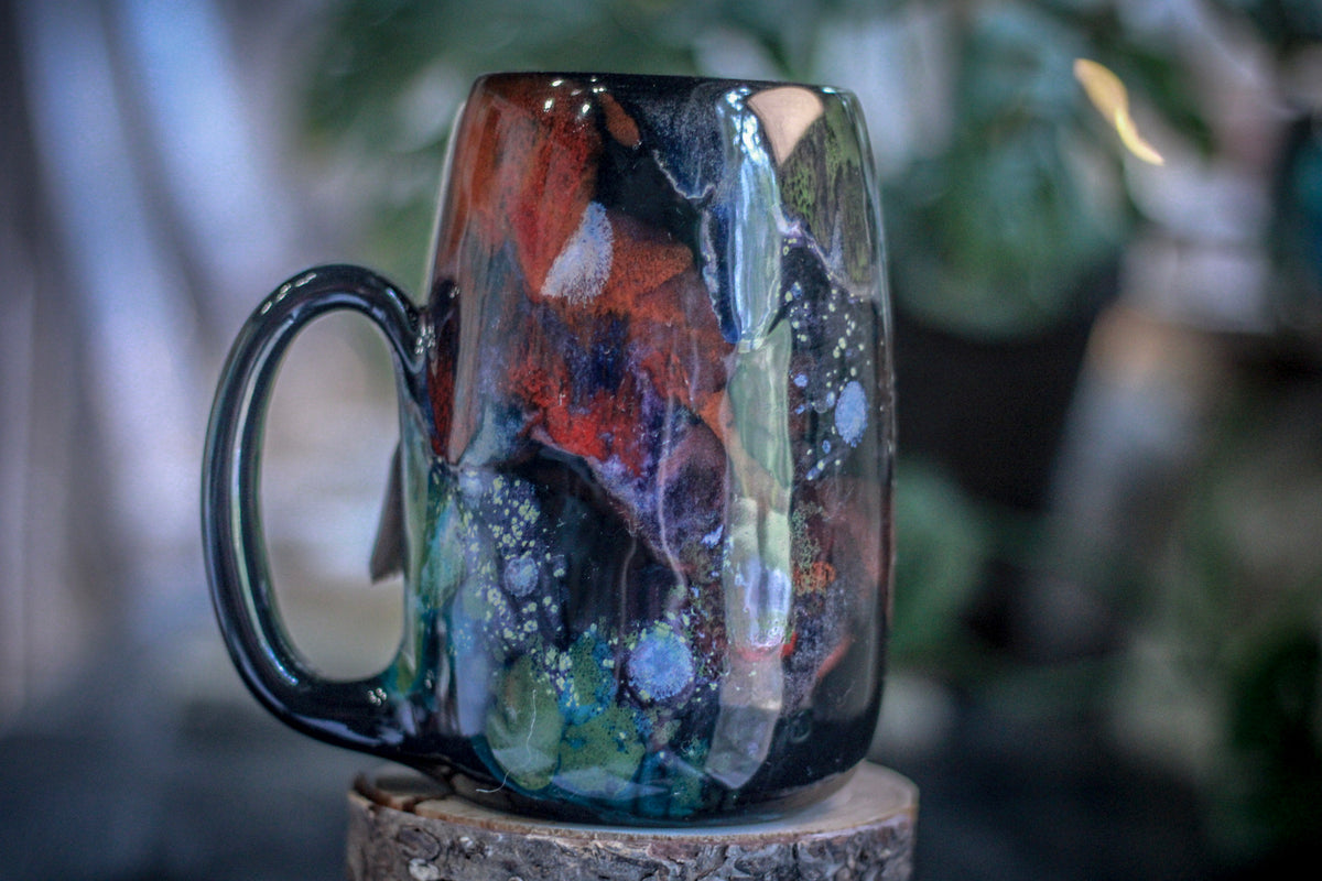 32-A Rainbow Stellar Notched Mug - TOP SHELF, 26 oz.