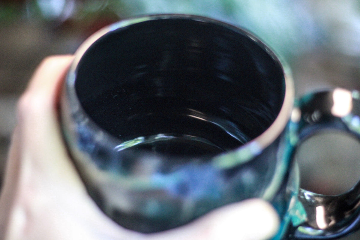 20-E Turquoise Grotto Squat Gourd Mug - MISFIT, 19 oz. - 10% off