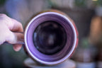 03-B Purple Rainbow Grotto Flared Mug, 26 oz.