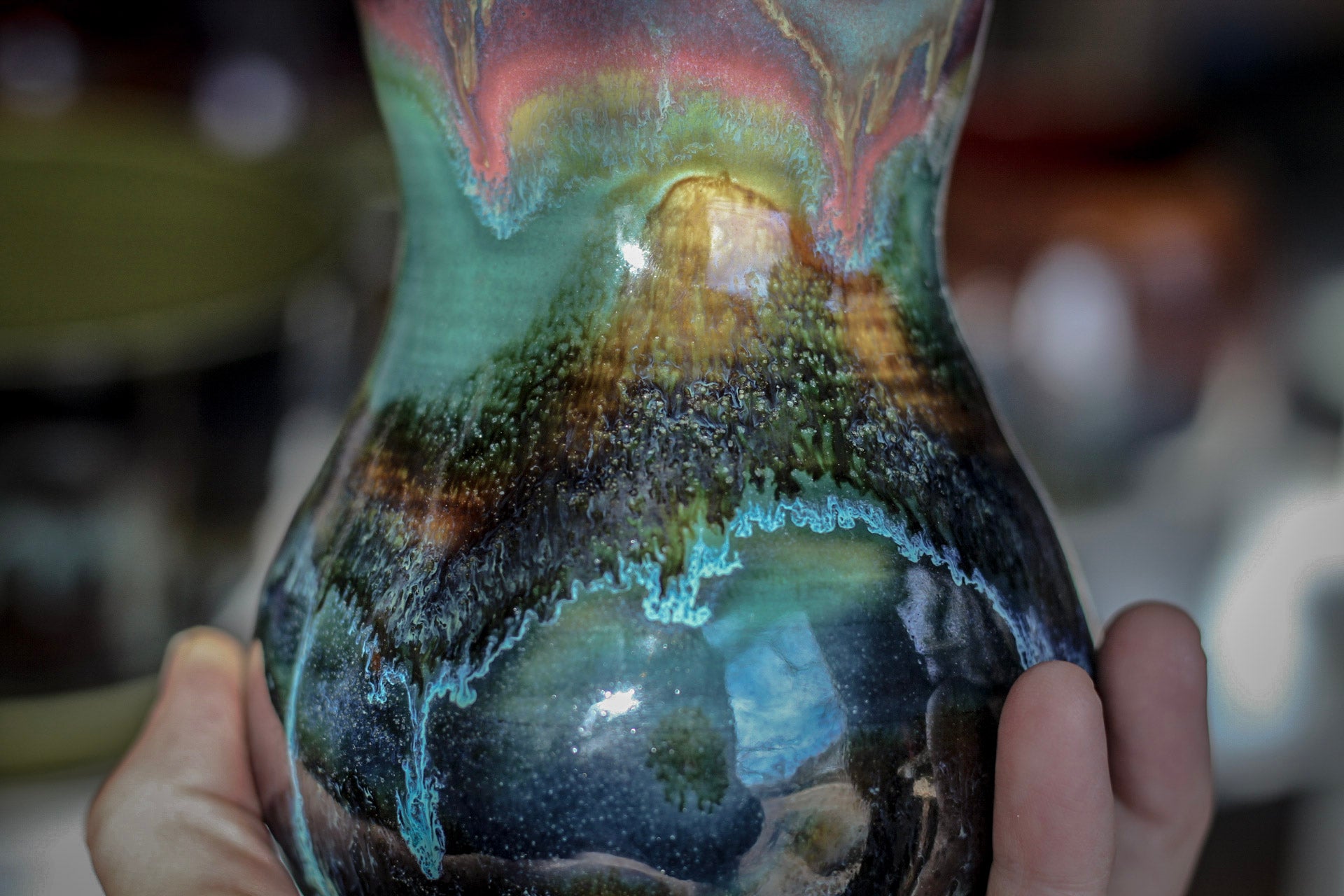 02-A+ Rocky Mountain High Gourd Vase - TOP SHELF NEXT LEVEL, 22 oz.