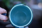 19-A Blue Stone PROTOTYPE Gourd Mug, 23 oz.