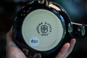 20-E Turquoise Grotto Squat Gourd Mug - MISFIT, 19 oz. - 10% off