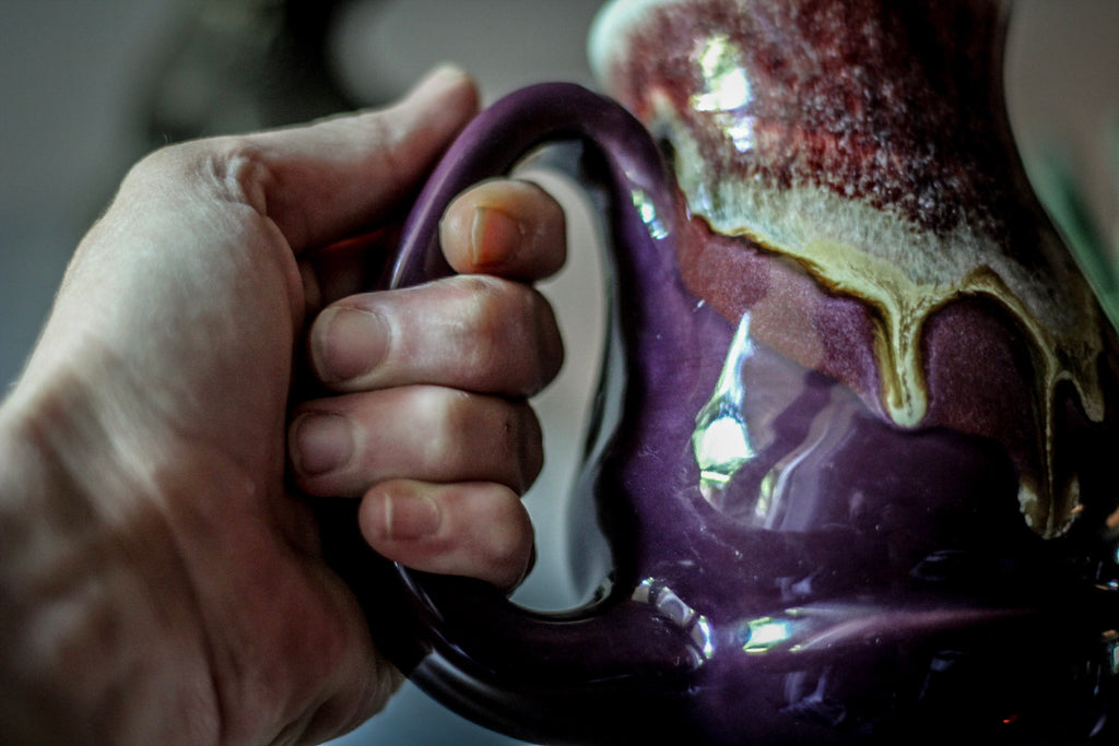 23-C Sonora Snow Variation Barely Flared Acorn Mug, 17 oz.