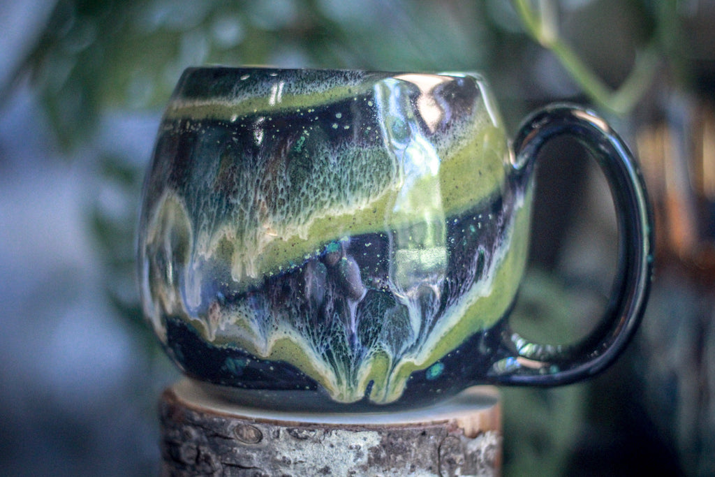 21-D Cosmic Mossy Grotto Round Mug - MINOR MISFIT, 30 oz. - 10% off