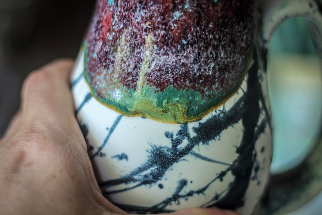 21-D Corona Flow Variation Barely Flared Acorn Mug, 19 oz.