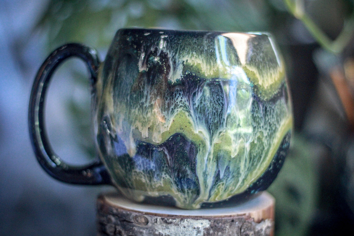 21-D Cosmic Mossy Grotto Round Mug - MINOR MISFIT, 30 oz. - 10% off