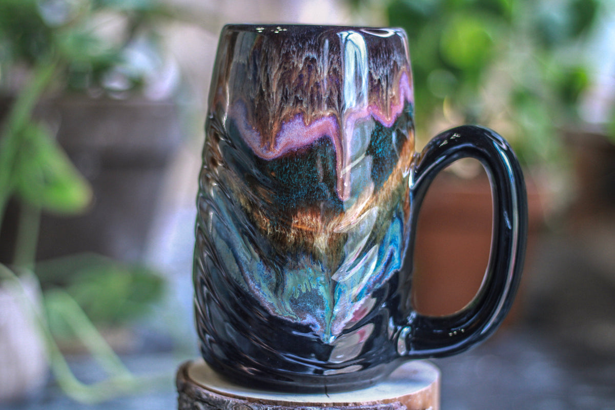 20-B Purple Haze Textured Mug - TOP SHELF MISFIT, 24 oz.