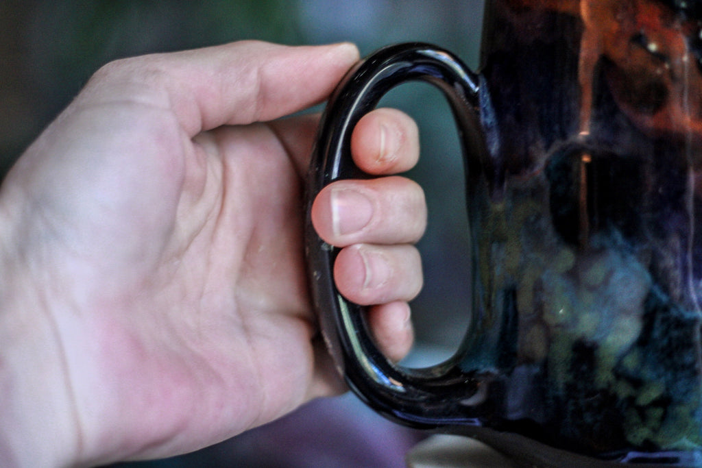 22-A  Rainbow Stellar Notched Mug - TOP SHELF, 27 oz.