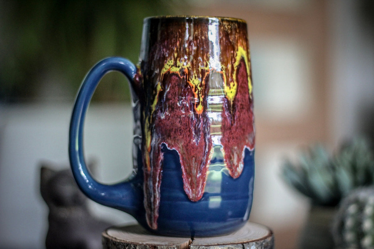 21-C Solar Storm Textured Mug, 18 oz.
