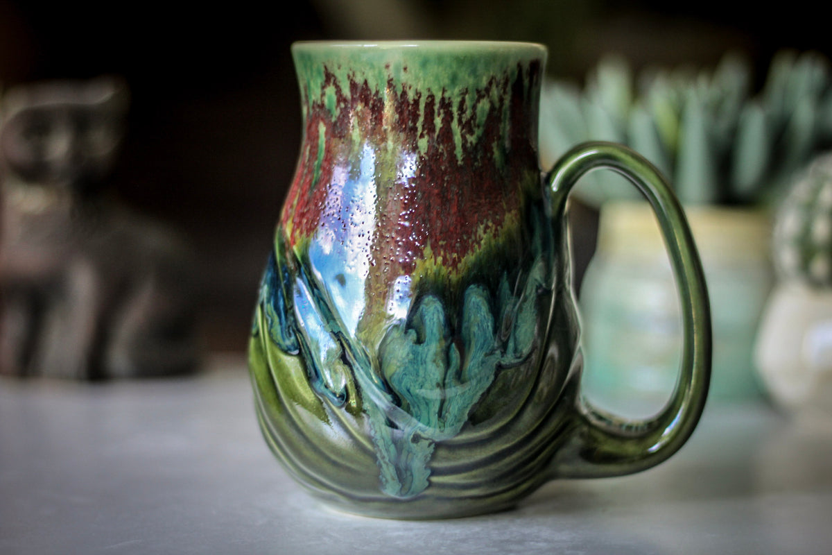 22-C PROTOTYPE Barely Flared Textured Mug - TOP SHELF, 17 oz.