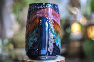 19-B Starry Night Textured Mug - TOP SHELF MISFIT, 23 oz.