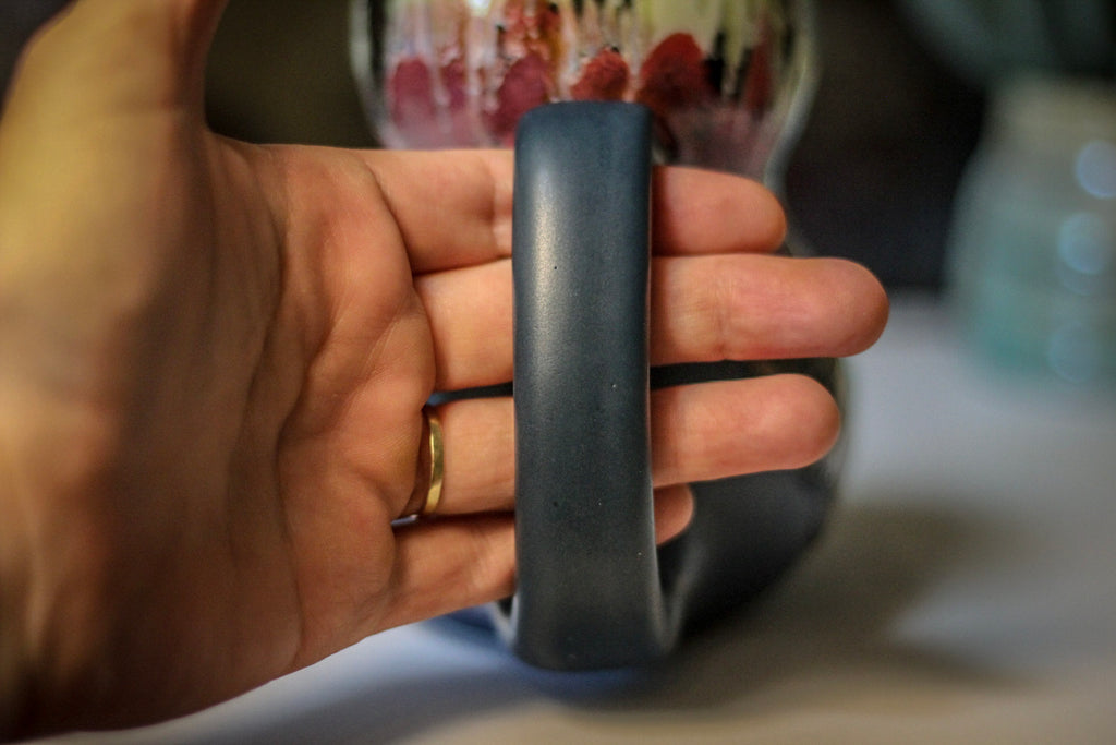 20-B Pink Moon Gourd Mug, 18 oz.