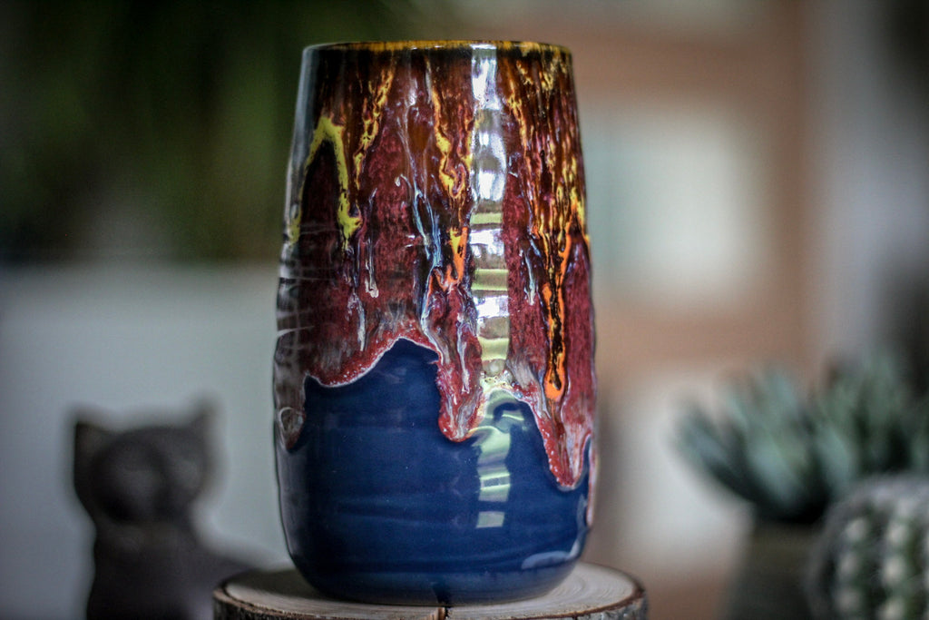 21-C Solar Storm Textured Mug, 18 oz.