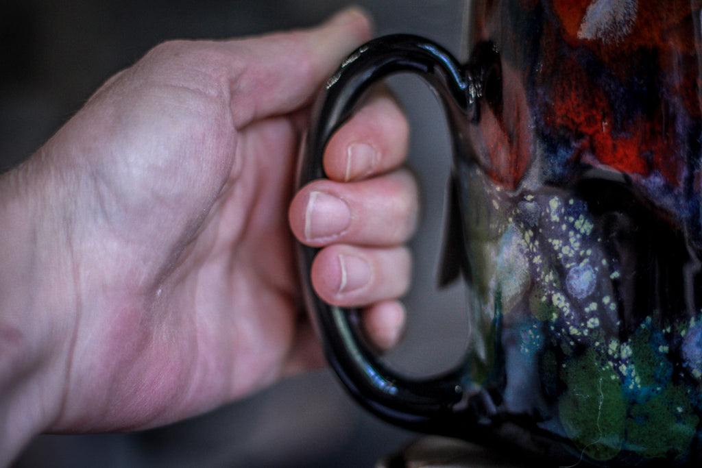 32-A Rainbow Stellar Notched Mug - TOP SHELF, 26 oz.