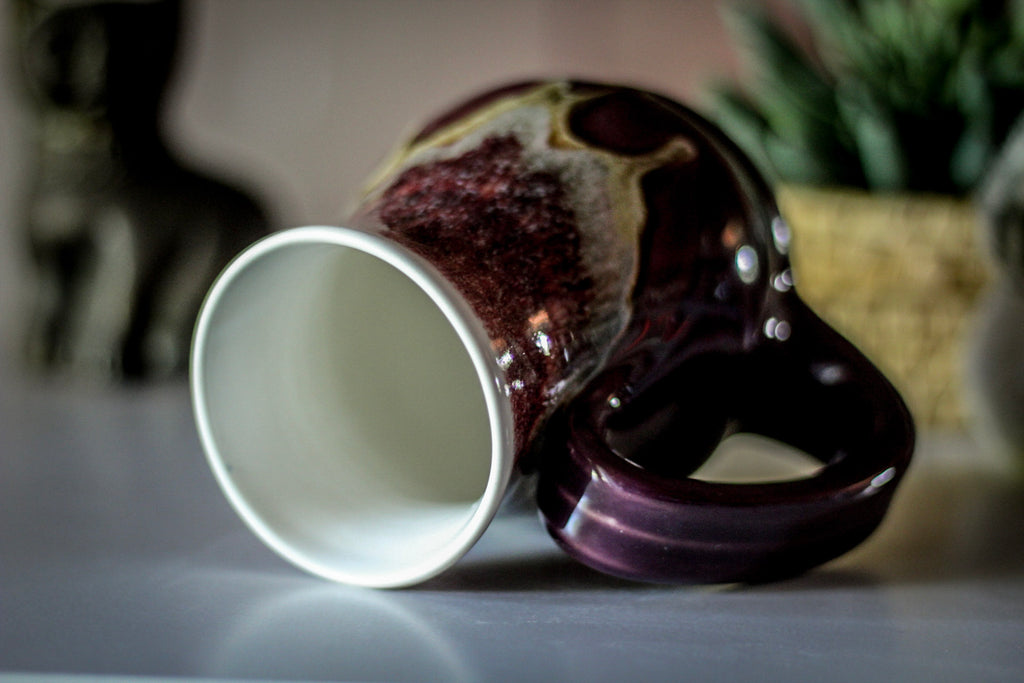 23-C Sonora Snow Variation Barely Flared Acorn Mug, 17 oz.