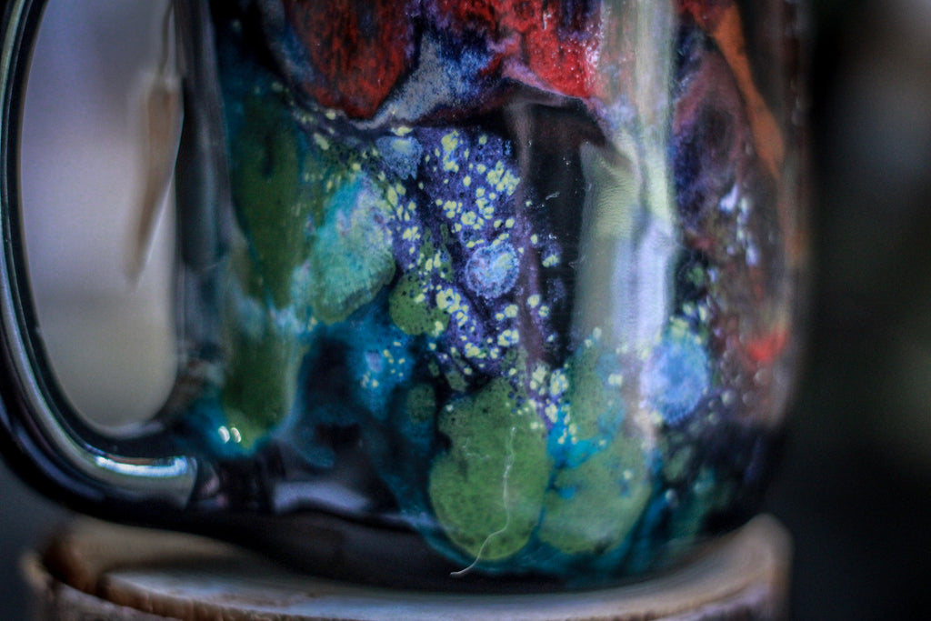 32-A Rainbow Stellar Notched Mug - TOP SHELF, 26 oz.