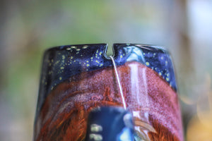 19-B Starry Night Textured Mug - TOP SHELF MISFIT, 23 oz.