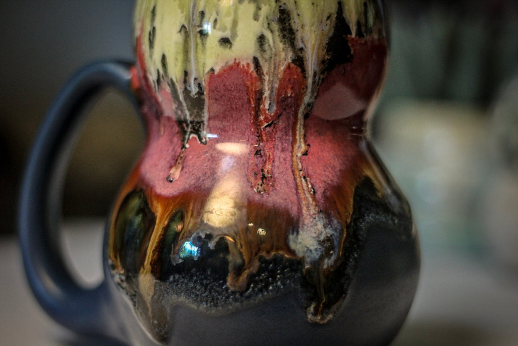 20-B Pink Moon Gourd Mug, 18 oz.