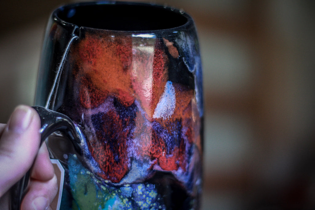 32-A Rainbow Stellar Notched Mug - TOP SHELF, 26 oz.