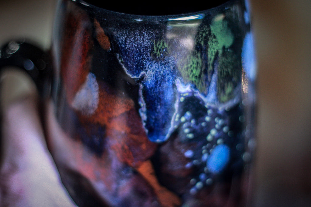 32-A Rainbow Stellar Notched Mug - TOP SHELF, 26 oz.