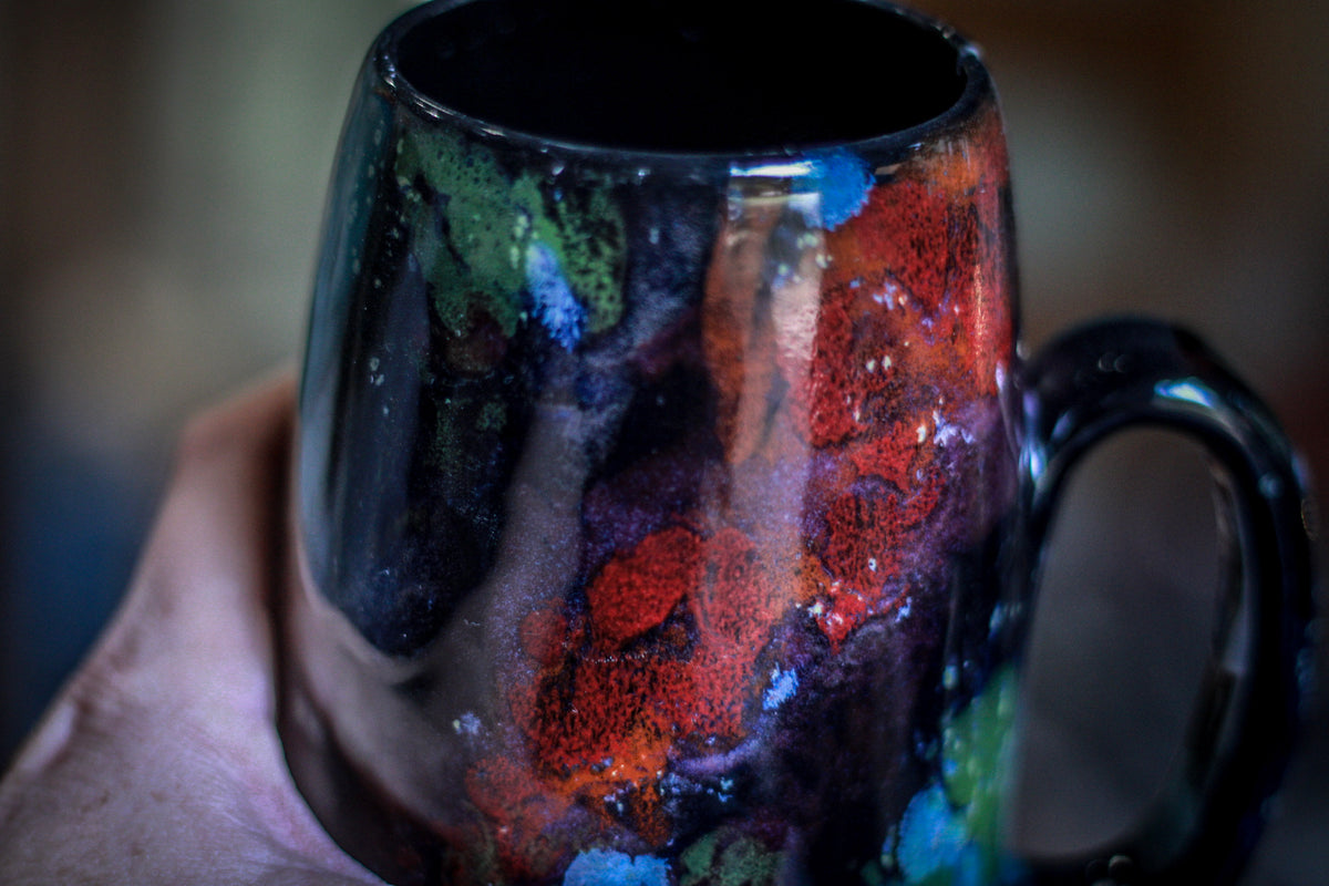 32-A Rainbow Stellar Notched Mug - TOP SHELF, 26 oz.