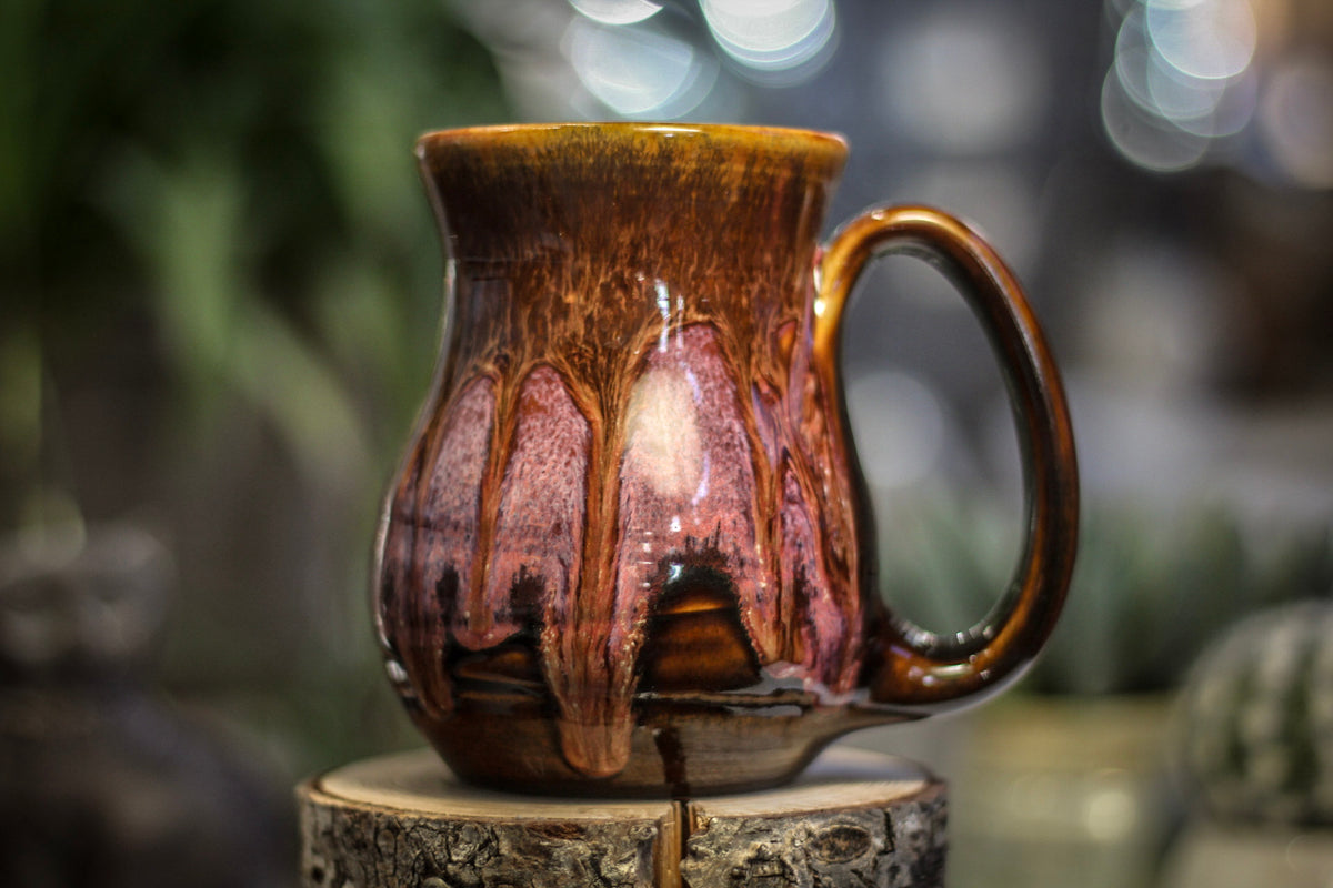 20-E Cosmic Cavern Textured Flared Mug, 14 oz.