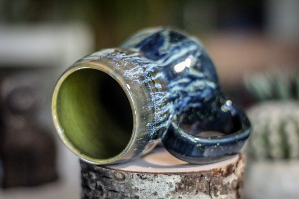 02-E Astral Wave Gourd Mug, 14 oz.