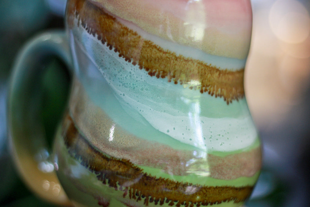 02-C Rainbow PROTOTYPE Gourd Mug, 23 oz.