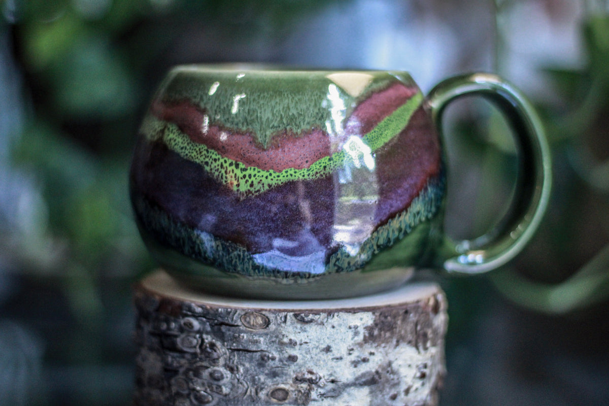03-D Coleus Squat Mug, 17 oz.