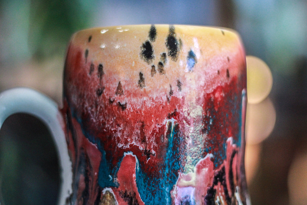 02-B Desert Rainbow Gourd Mug - TOP SHELF MISFIT, 24 oz.