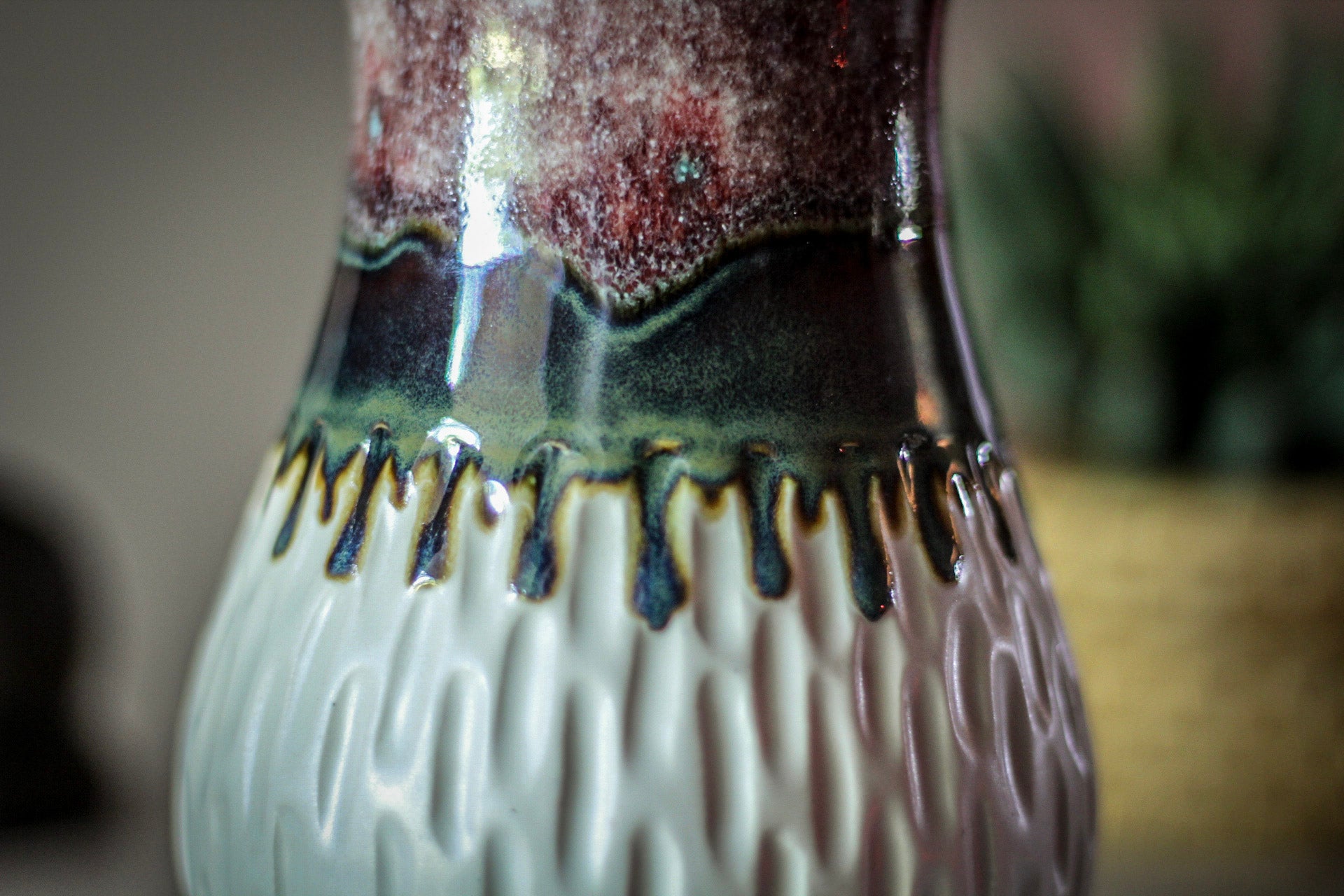 03-C PROTOTYPE Barely Flared Notched Textured Mug, 26 oz.