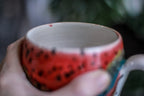02-A Desert Rainbow Variation Gourd Mug, 20 oz.