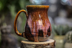 20-E Cosmic Cavern Textured Flared Mug, 14 oz.