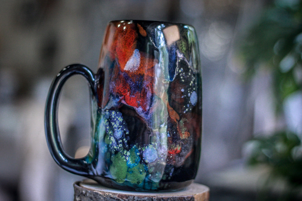 32-A Rainbow Stellar Notched Mug - TOP SHELF, 26 oz.