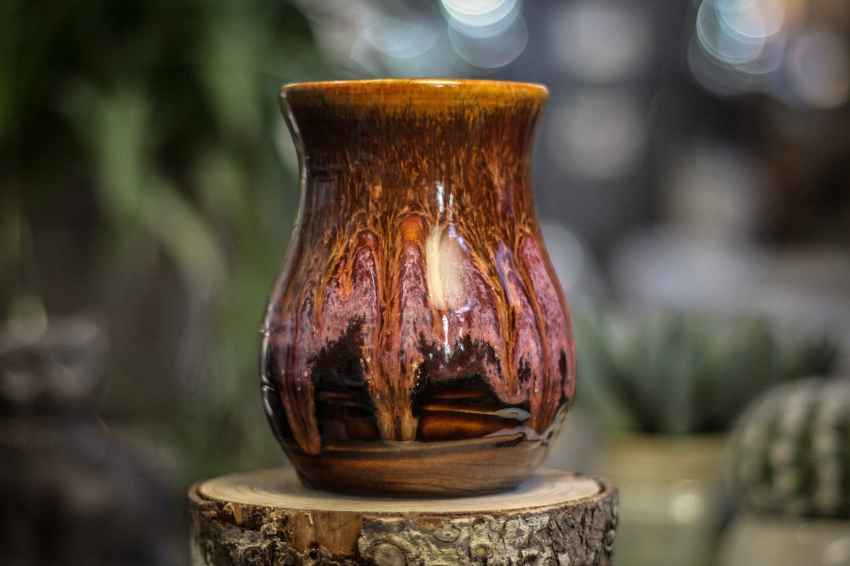 20-E Cosmic Cavern Textured Flared Mug, 14 oz.