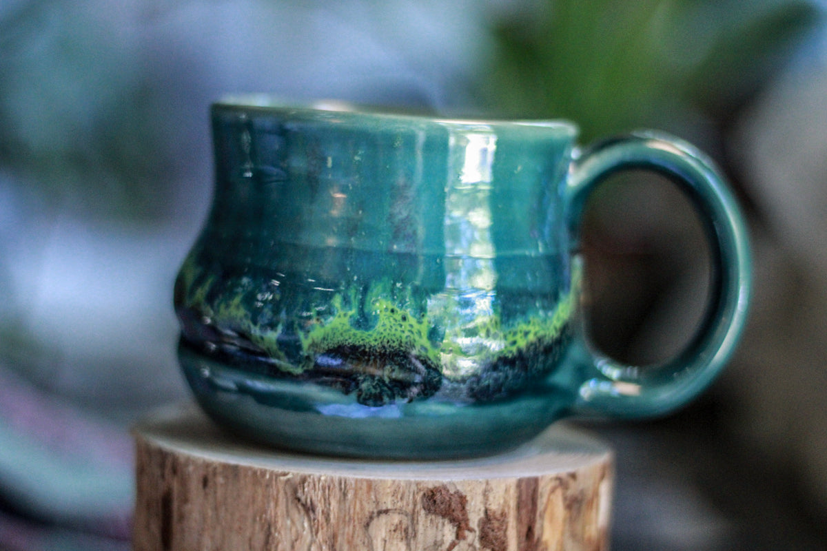 EXPERIMENTAL AUCTION #23 Textured Squat Mug, 12 oz.