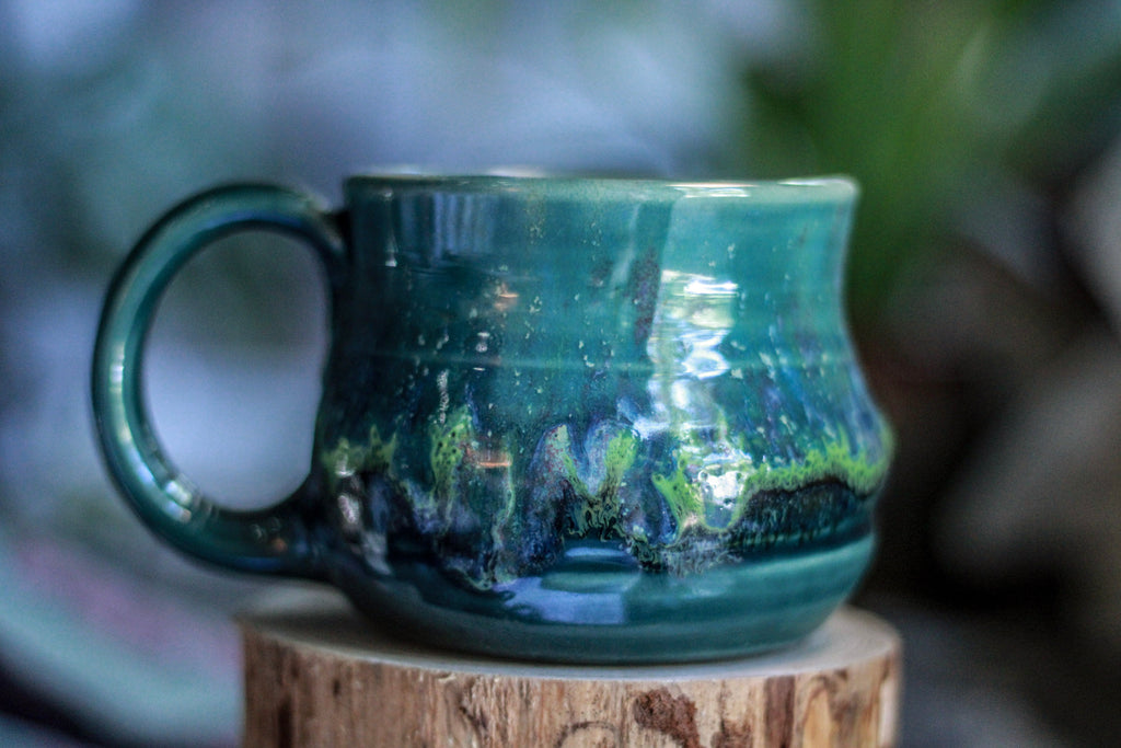 EXPERIMENTAL AUCTION #23 Textured Squat Mug, 12 oz.