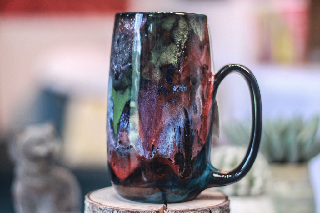 22-A Rainbow Stellar Notched Mug - TOP SHELF, 20 oz.