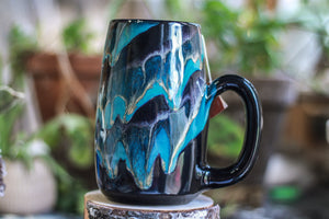 20-D Turquoise Grotto Notched Mug, 25 oz.