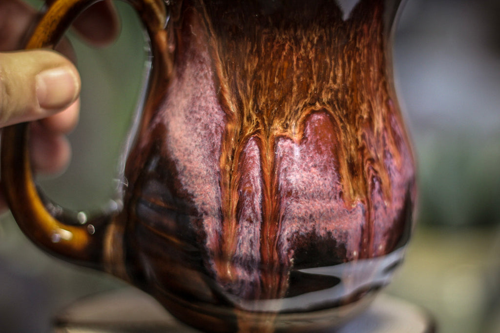 20-E Cosmic Cavern Textured Flared Mug, 14 oz.