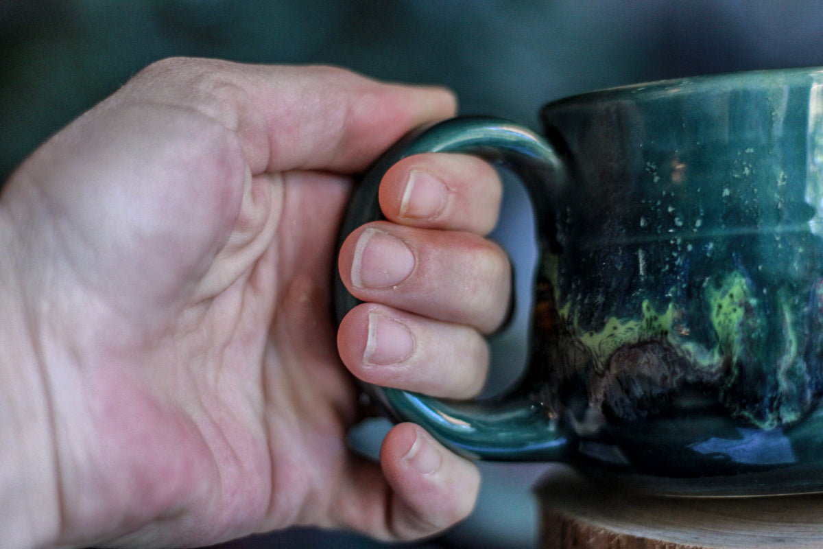 EXPERIMENTAL AUCTION #23 Textured Squat Mug, 12 oz.