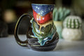 23-A Starry Night Variation Flared Textured Mug - ODDBALL, 18 oz. - 20% off