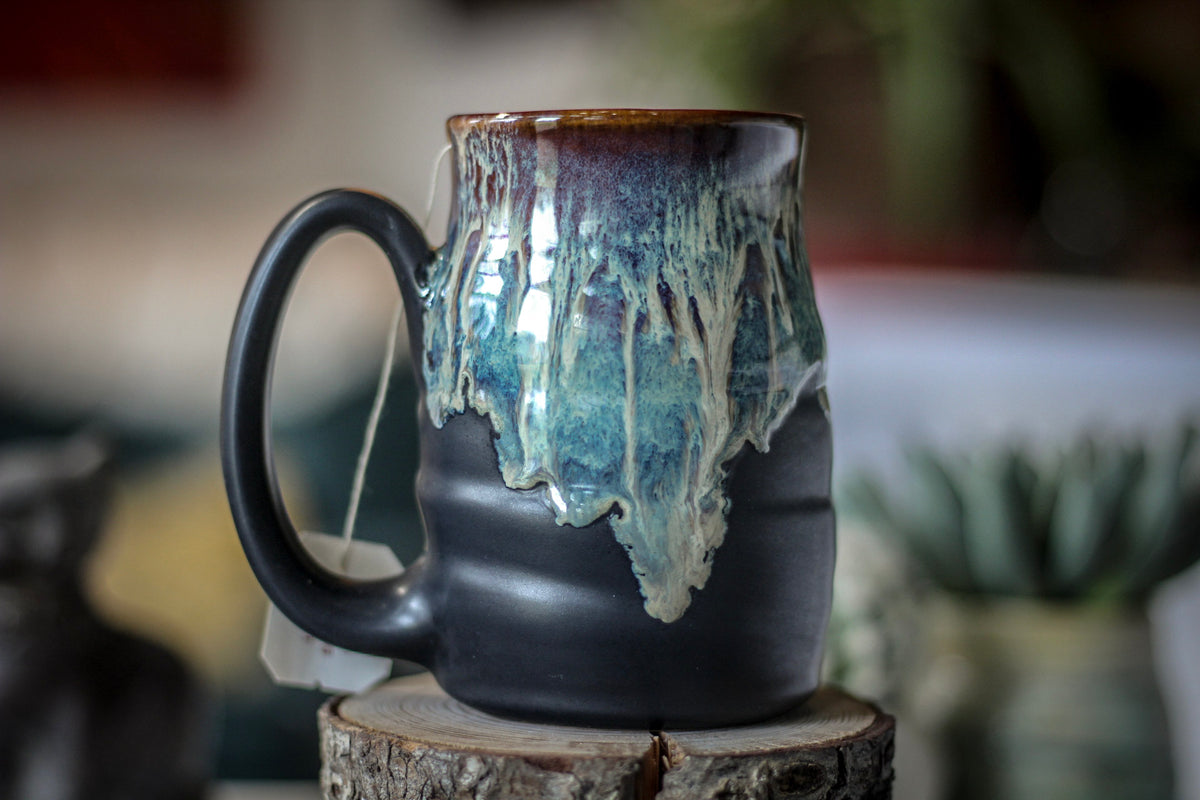 23-D New Wave Notched Stein Mug, 15 oz.