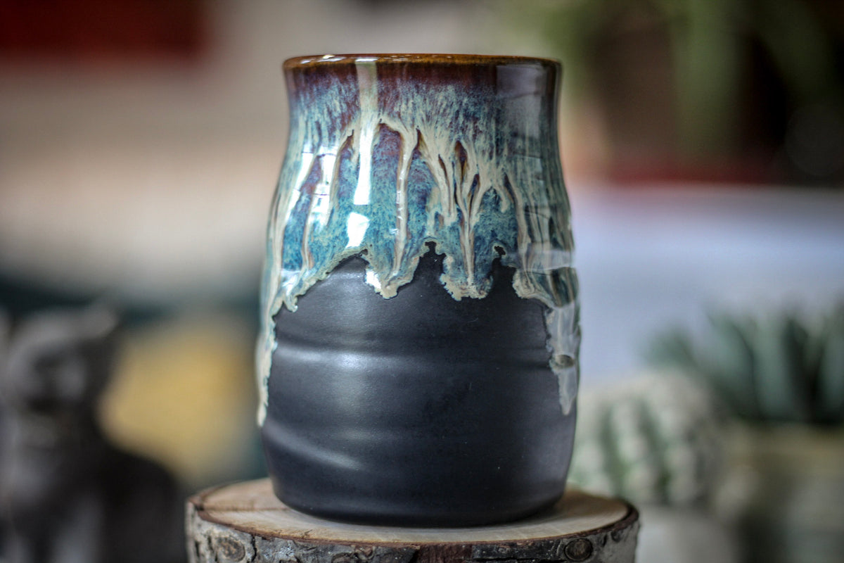 23-D New Wave Notched Stein Mug, 15 oz.
