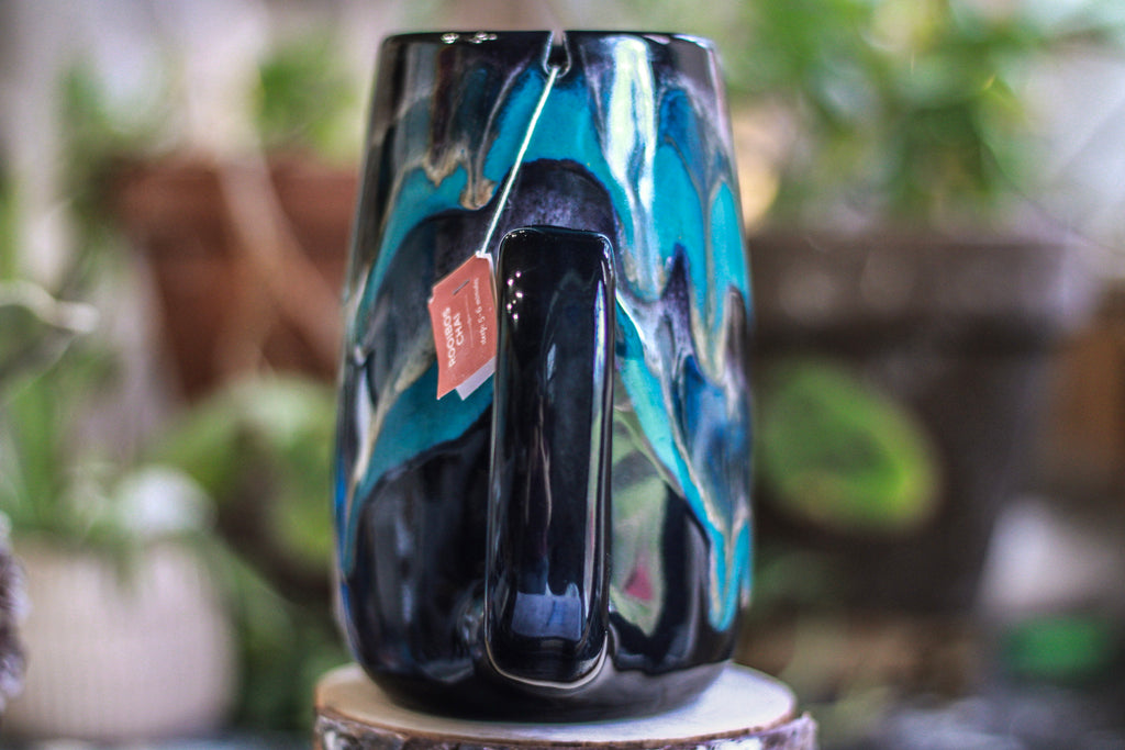 20-D Turquoise Grotto Notched Mug, 25 oz.