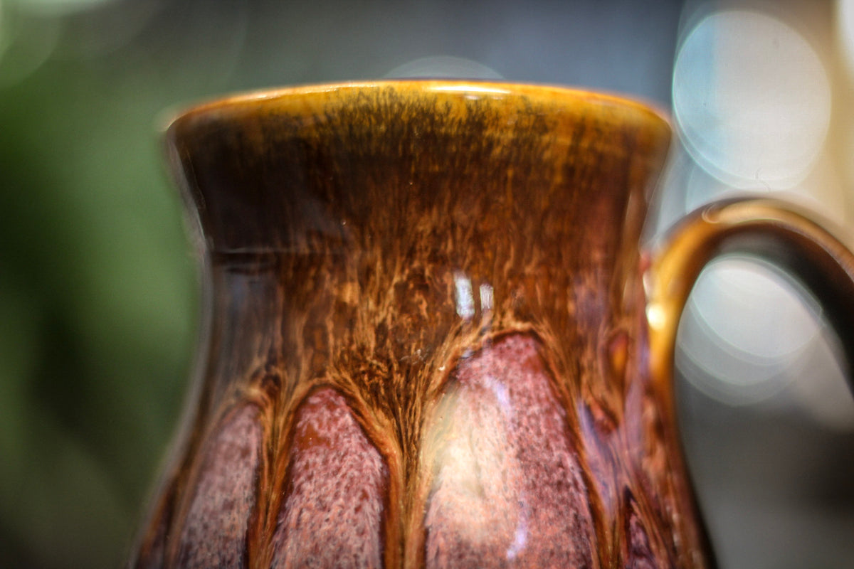 20-E Cosmic Cavern Textured Flared Mug, 14 oz.