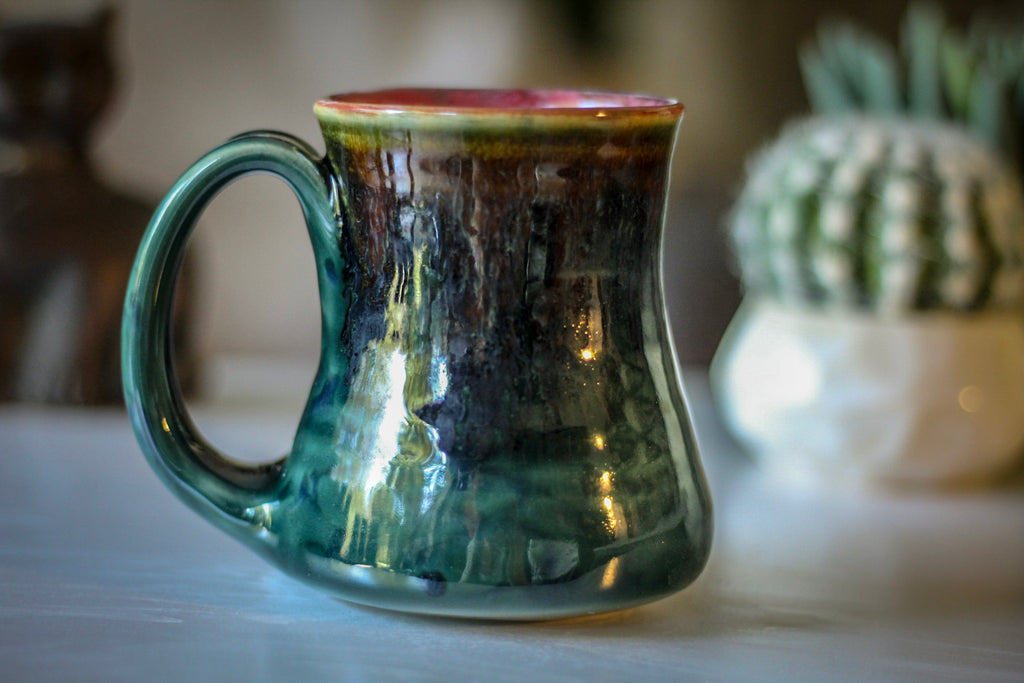 25-F Spanish Moss Barely Flared Mug, 13 oz.