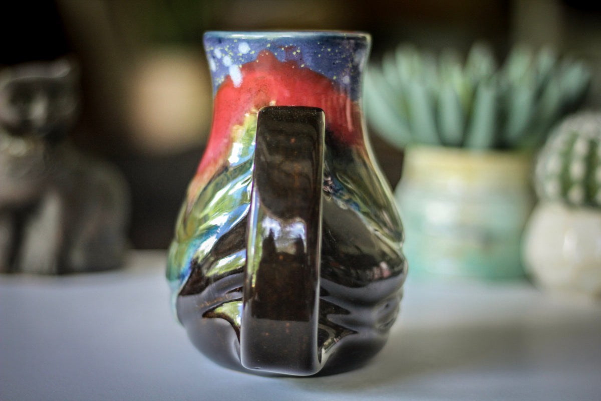 23-A Starry Night Variation Flared Textured Mug - ODDBALL, 18 oz. - 20% off